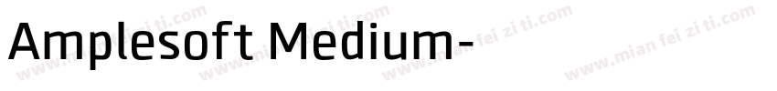 Amplesoft Medium字体转换